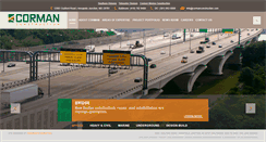 Desktop Screenshot of cormanconstruction.com